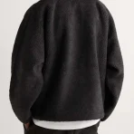 ESSENTIALS Fear of God Logo Appliqued Fleece Jacket (4)