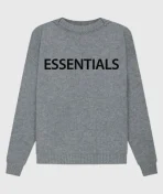 Essentials Overlapped Gray SweatShirt (1)