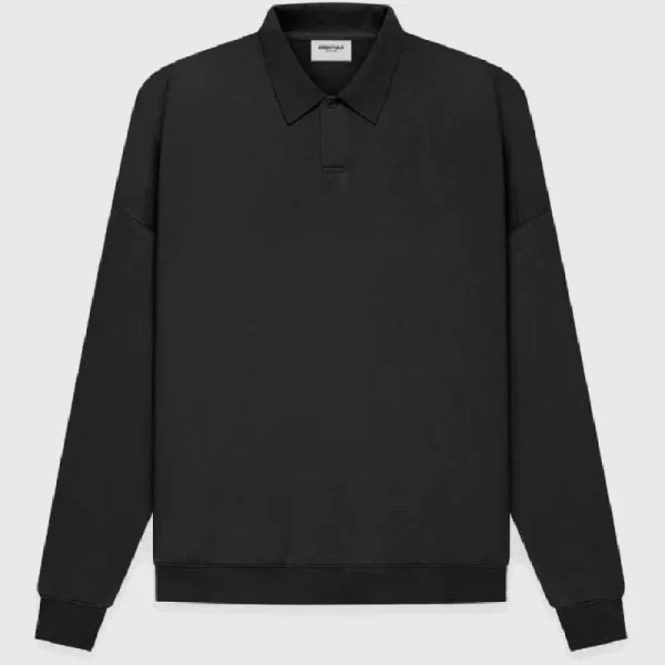 Fear of God ESSENTIALS Long Sleeve Polo Sweatshirt (1)